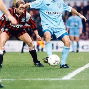 Coventry City v Manchester City, played at Highfield Road