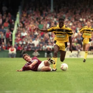 Coventry City v West Ham at Upton Park. The final score was 0-1 to the Sky Blues