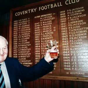 Former Coventry rugby club player Harry Walker celebrates his 80th birthday at Coundon