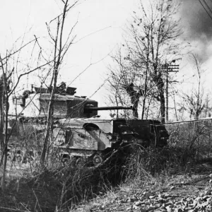 Crocodile tanks in Italy. It has now been revealed that the 8th Army have been