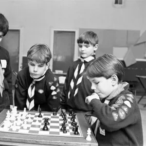 Nine Cub packs took part in the annual Huddersfield South-West district chess competition