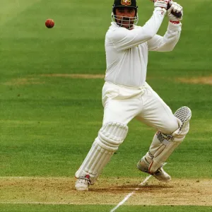 David Boon Australian Cricketer batting during his first Test century against England