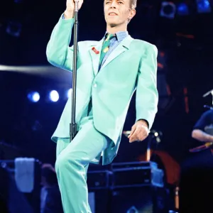 David Bowie performing at The Freddie Mercury Tribute Concert for Aids Awareness