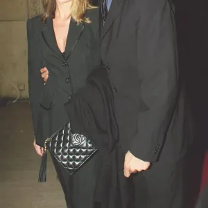 David Ginola and wife Coraline Ginola at the TV Awards 1997 ceremony