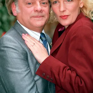 DAVID JASON AND DIANA WESTON IN PHOTOCALL TO PROMOTE A BIT OF A DO - 29 / 09 / 1989