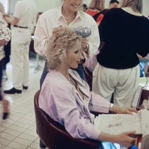 Denise McAdam, Hairdresser, 5th July 1986. In 1986 Denise