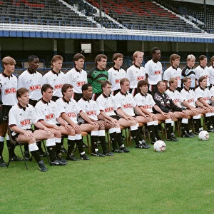 Derby County football club team. 9th August 1989