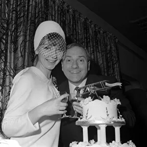 Dick Emery comedian and actor with wife on Wedding Day 9th February 1964