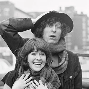 Doctor Who, actor Tom Baker - the 4th Doctor - pictured outside Acton rehersal rooms with