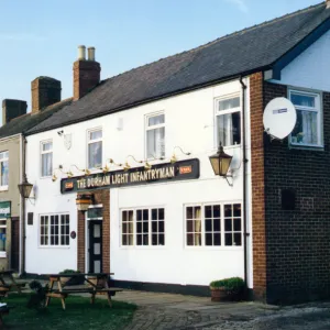 The Durham Light Infantryman pub, Durham. March 1993