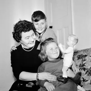 Elsie Revie, wife of Leeds United manger Don, at home with lucky charms before the FA Cup