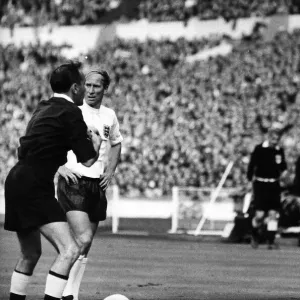 England v Uruguay football match at Wembley Stadium July 1966