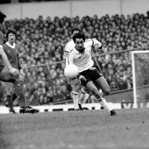 English FA Cup match at White Hart Lane. Tottenham Hotspur 0 v Liverpool 1