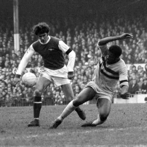 English League Division One match at Highbury Arsenal 2 v West Ham United 0