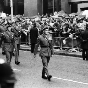 Falklands Victory Parade, London. 12th October 1982