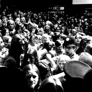 Fans mobbed Ebenezers Boutique in Silver Street, Durham when Adam Faith came to open it