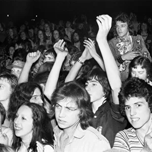 Fans at the Rolling Stones concert at Granby Halls in Leicester. 14th May 1976