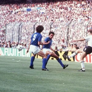 Football World Cup Final 1982 West Germany 1 Italy 3 in Madrid