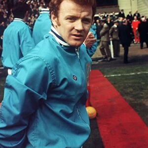 Footballer Billy Bremner of Leeds United Utd before the 1970 FA Cup Final against Chelsea