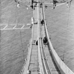 The Forth Road Bridge is a suspension bridge, unlike the cantilever rail bridge