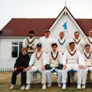 Gateshead Fell Cricket Club team, from top left to front right: Atta-Ur Rehman