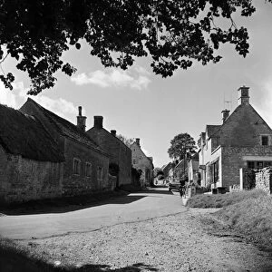 General scenes in Fifield, a village in Oxfordshire. 1957