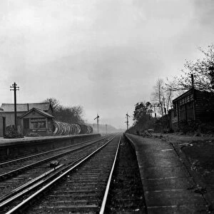 A general view of the deserted West Gosforth Railway Station