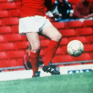 George Best playing in the Sir Matt Busby testimonial match at Old Trafford 1991