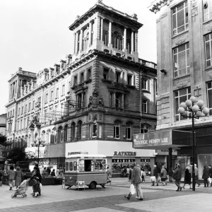 George Henry Lees building in Church Street. Marks