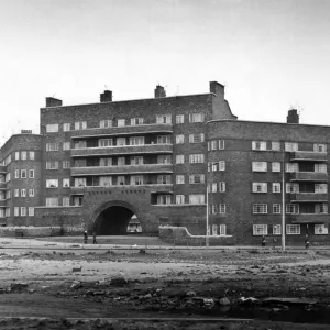 Gerard Gardens, a tenement block in Liverpool city centre, Merseyside