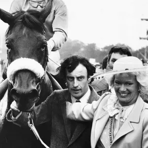 Golden Fleece with jockey Pat Eddery and connections after winning the Derby at Epsom 3rd