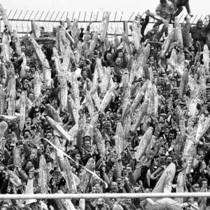 Grimsby Town FC against Wimbledon - Fifth Round FA Cup match 18th February 1989