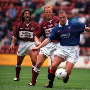 Hearts versus rangers dave mcpherson testimonial 1997 Testimonial friendly match