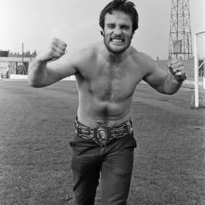 Only a few hours after becoming the new British Heavyweight Champion - David Pearce