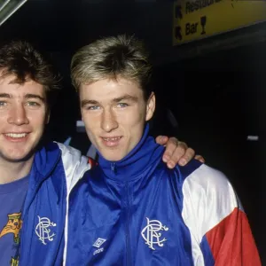 Ian Ferguson with Ally McCoist March 1988