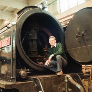 ICI Train Preservation, 4th January 1994. Dave Pearson with the A2 No