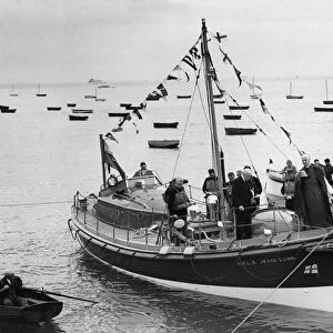 Inaugural ceremony of the new Bembridge, Isle of Wight lifeboat Jesse Lumb