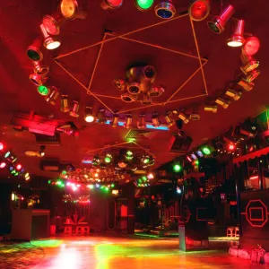 Interior of Pagoda Park nightclub in Smallbrook Queensway, Birmingham. 26th November 1992