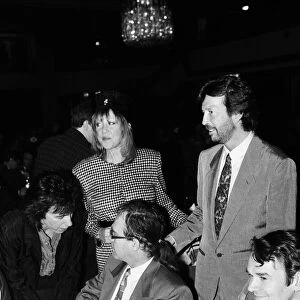 The Ivor Novello Awards at Gorsvenor House, London. Pictured, Bill Wyman, Pattie Boyd
