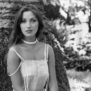 Jane Seymour Actress in the grounds of the Beverly Hills Hotel California America