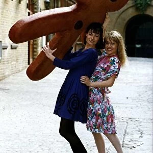 Janet Dibley Actress with Tracie Bennett stars of the yorkshire TV sitcom The Gingerbread