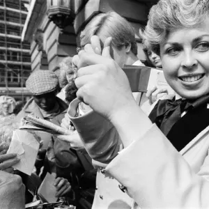 Jayne Torvill receives the Freedom of the City of Nottingham. 28th April 1983