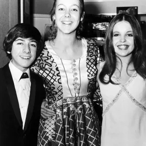 Jenny Agutter, Gary Warren and Sally Thomsett - December 1970 At the premiere of