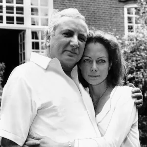 Jenny Seagrove Actress with boyfriend film producer Michael Winner, July 1988