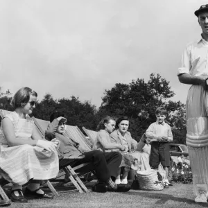 Jimmy Greaves, Chelsea Football Striker, enjoys playing a game for Chelsea Cricket XI