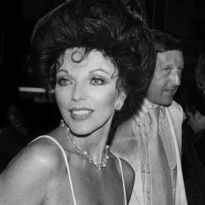 Joan Collins, actress, March 1984