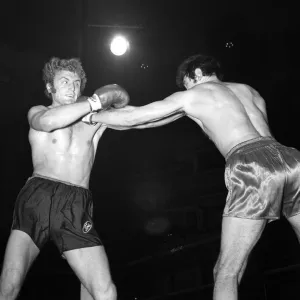 Joe Bugner Heavyweight Boxer January 1971 fighting Carl Gizzi at Royal Albert Hall