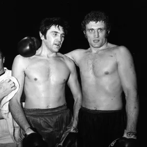 Joe Bugner Heavyweight Boxer January 1971 fighting Carl Gizzi at Royal Albert Hall