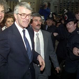 John Major Prime Minister in Bolton during the 1992 election campaign