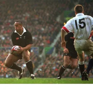 Jonah Lomu New Zealand All Black November 1997 During the first test match against